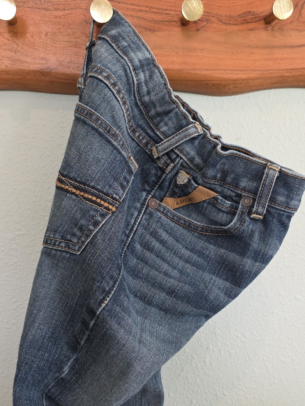 Ariat Boys B4 Relaxed Fit Dark Blue Denim Jeans
